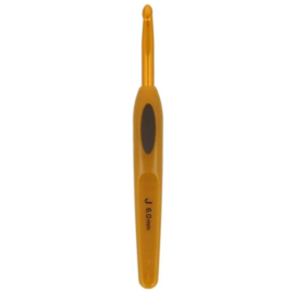 Clover Softgrip Touch haaknaald aluminium 6.00mm / CL 1010