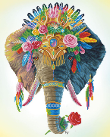 Diamond Dotz Bohemian Elephant - Needleart World   nw-dd11-002