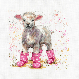 Borduurpakket Lottie The Lamb - Bree Merryn     cwc-bmcs08