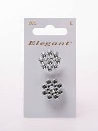 Knopen Elegant - Zilver / 685