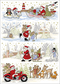 Borduurpatroon Lindner’s Kreuzstiche – Leaflet Ho, Ho, Ho / 151