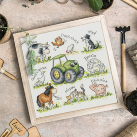 Borduurpakket Kate Garrett - Farmyard Friends - Bothy Threads   bt-xkg11