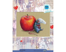 Borduurpakket Mouse in love - RTO    rto-m00799
