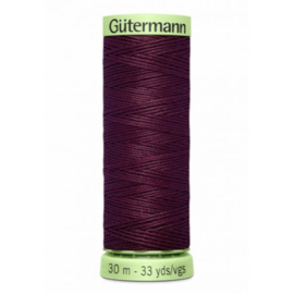 Gütermann Siersteekgaren  30 m / 130 / Donker Aubergine
