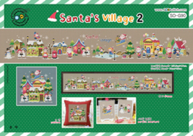 Borduurpakket Santa's Village 2 - The Stitch Company    tsck-sog090