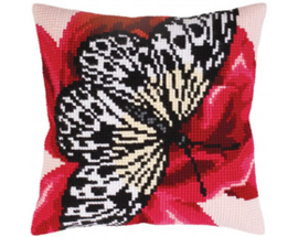 Kussen borduurpakket Butterfly graphics - Collection d'Art    cda-5310