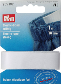 Prym Band elastiek sterk 18mm wit