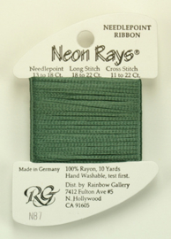 Neon Rays Willow Green - Rainbow Gallery    rg-n087