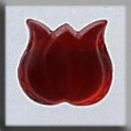 Glass Treasures Medium Tulip-Matte Siam - Mill Hill   mh-12026