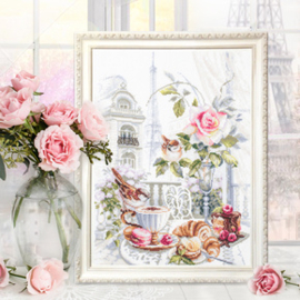 Borduurpakket Parisian Morning - Chudo Igla   ci-528-558