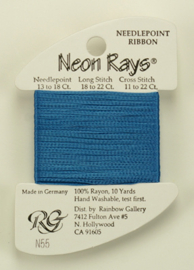 Neon Rays True Blue - Rainbow Gallery     rg-n055