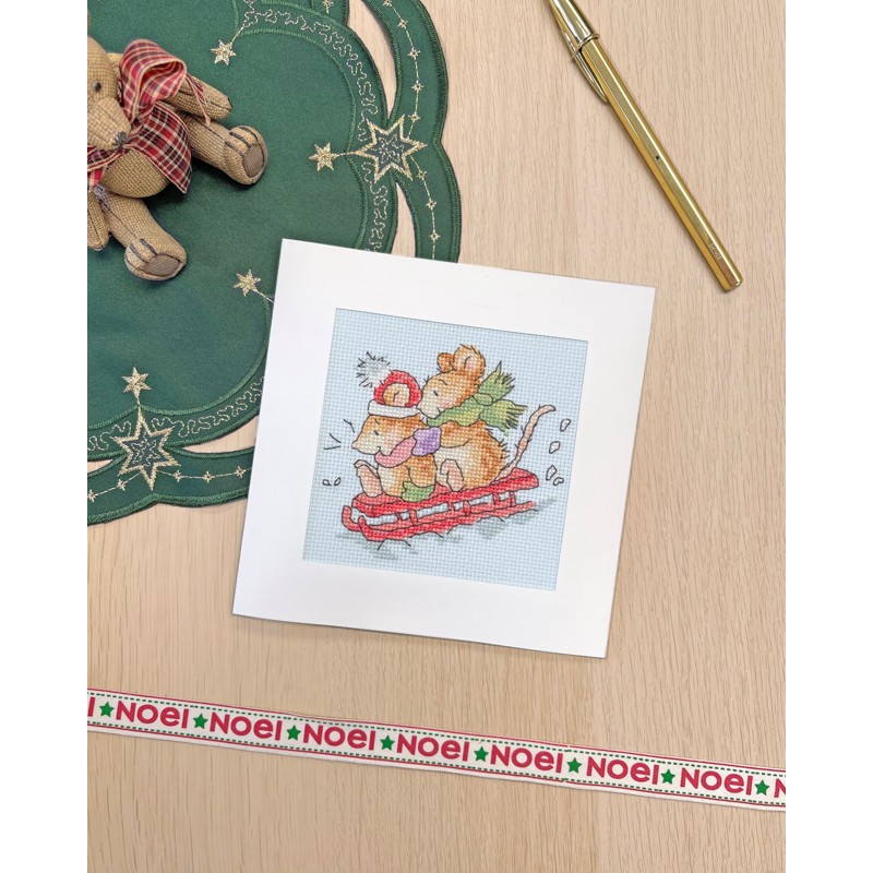 Borduurpakket The Margaret Sherry Collection - Hold Tight - Bothy Threads       bt-xmas80
