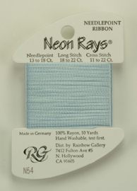 Neon Rays Pale Blue - Rainbow Gallery    rg-n054