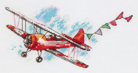 Borduurpakket Biplane - PANNA   pan-08-0455