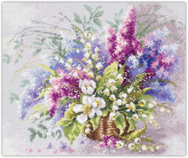 Borduurpakket Lilies of the Valley and Lilac - Magic Needle     ci-210-305