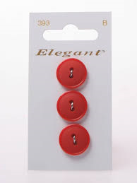 Knopen Elegant - Rood / 393