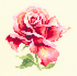 Borduurpakket (m) Beautiful Rose - Chudo Igla    ci-150-001