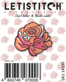 Needle Minder Tea Rose - Leti Stitch  leti-14339