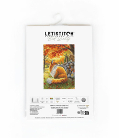 Borduurpakket A Friend for Little Fox - Leti Stitch   leti-l8061