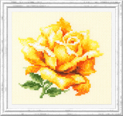 Borduurpakket Yellow Rose - Chudo Igla    ci-150-005