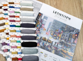 Borduurpakket New York / Range: Cities - Leti Stitch   leti-l8012