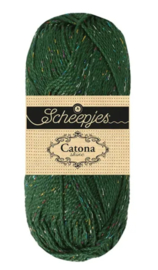 Scheepjes Catona Shine Regenboog Groen 525-R / Fir - Rainbow