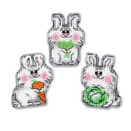 Borduurpakket Sweet Bunnies - RIOLIS    ri-2041