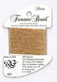 Petite Treasure Braid Old Gold - Rainbow Gallery    rg-pb25