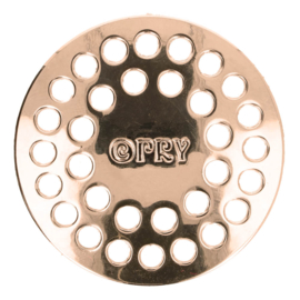 Magnetische broche tulp 45mm / goudkleurig  /  64265-RGO