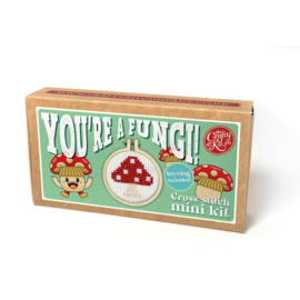 Borduurpakket Matchbox You're A Fungi! (Toadstool) - ckc-mb-059
