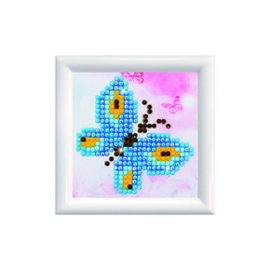 Diamond Dotz Butterfly Sparkle DD Kit with Frame - Needleart World    nw-dds-002f