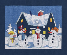 Borduurpakket Adventures of Snowmen - RTO    rto-m00537