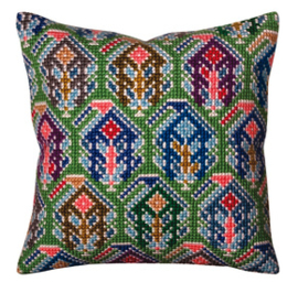 Kussen borduurpakket Paisley - Collection d'Art    cda-5373