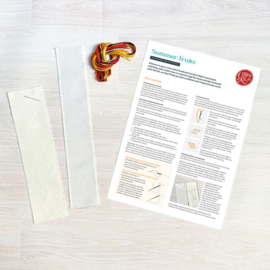Borduurpakket Bookmark - Summer Fruits - ckc-bm-004