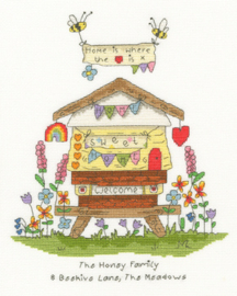 Borduurpakket Eleanor Teasdale - Bee Home - Bothy Threads     bt-xete12
