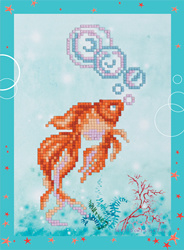 Diamond Painting Goldfish - Freyja Crystal    fc-alvs-016