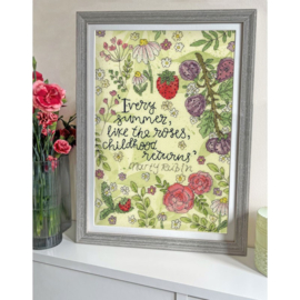 Borduurpakket Chloe's Chateau - Roses Of Summer - Bothy Threads    bt-xcc03