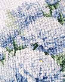 Borduurpakket Delicate Chrysanthemums - RIOLIS   ri-2140