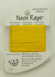 Neon Rays Bright Gold - Rainbow Gallery   rg-n079