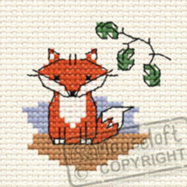 Borduurpakket Ferdinand Fox in the Woods - Mouseloft    ml-00f-001