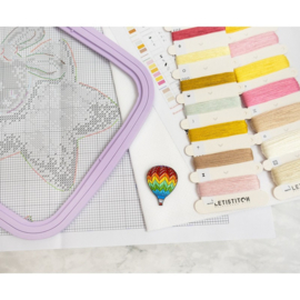 Borduurpakket Baby Girl record - Leti Stitch     leti-l9943