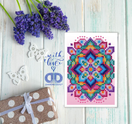 Diamond Dotz Greeting Card Pink Star - Needleart World    nw-ddg-024