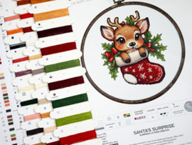 Borduurpakket Santa's Surprise - Luca-S     ls-bc236