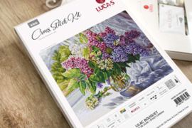 Borduurpakket Lilac Bouquet - Luca-S   ls-b7015