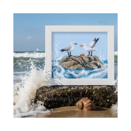 Borduurpakket Seagulls on Rock - RTO    rto-m01106