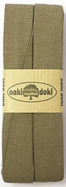 Oaki Doki Tricot de Luxe  / Jersey Biaisband / Khaki 027