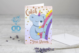 Diamond Dotz Greeting Card Catch your Dreams - Needleart World nw-ddg-035