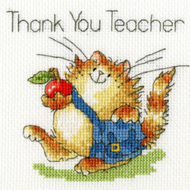 Borduurpakket Margaret Sherry - An Apple For Teacher - Bothy Threads bt-xgc13