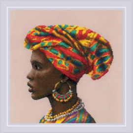 Borduurpakket Amazing Women - Africa - RIOLIS    ri-2164