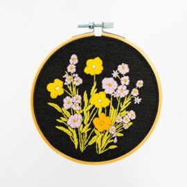 Vrij borduren pakket Bellflower & Calendula - Milpoint       mil-e1-002k